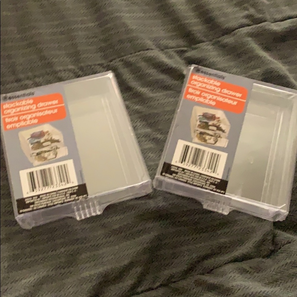 Pair of Essentials organizing drawer